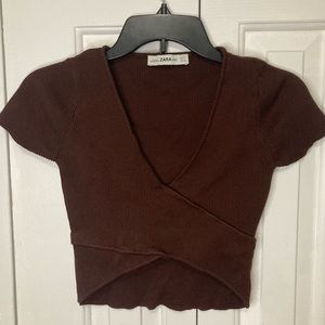 Zara knit top